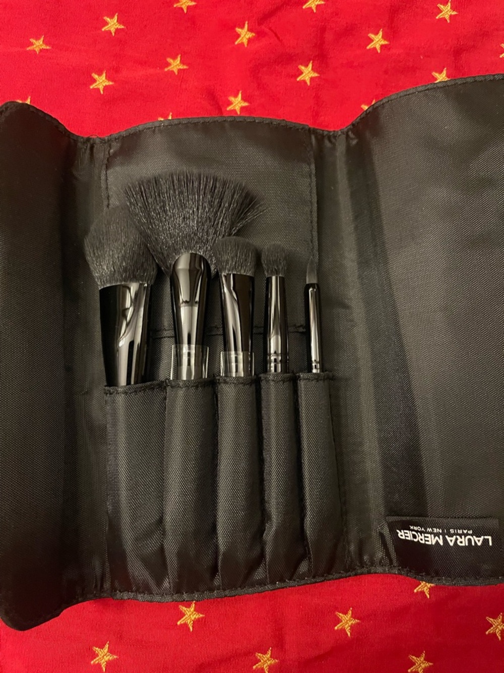 Laura Mercier Black 5-Piece makeup Brush Set
